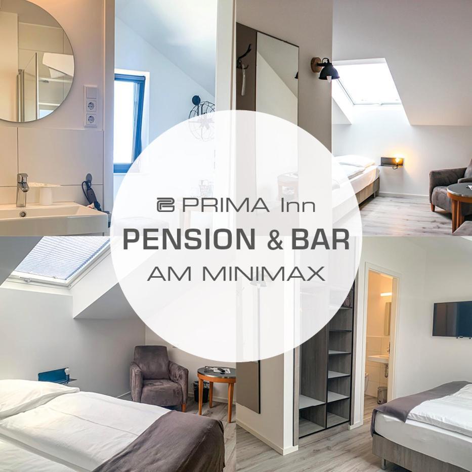 Prima Inn Unterkunft Direkt Ueber Der "Bar Am Minimax" Neuruppin Buitenkant foto
